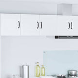 Kitchen Wall Cabinet with Door High Gloss White 80 x 31 x 40 cm