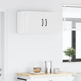Kitchen Wall Cabinet with Door High Gloss White 80 x 31 x 40 cm - Top-Down View