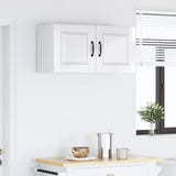 Wall Cabinet PORTO High Gloss White 80 x 31 x 40 cm - Top-Down View