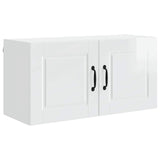 Wall Cabinet PORTO High Gloss White 80 x 31 x 40 cm