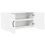 Kitchen Wall Cabinet with Door High Gloss White 80 x 31 x 40 cm - 45-Degree Angle