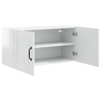 Wall Cabinet PORTO High Gloss White 80 x 31 x 40 cm