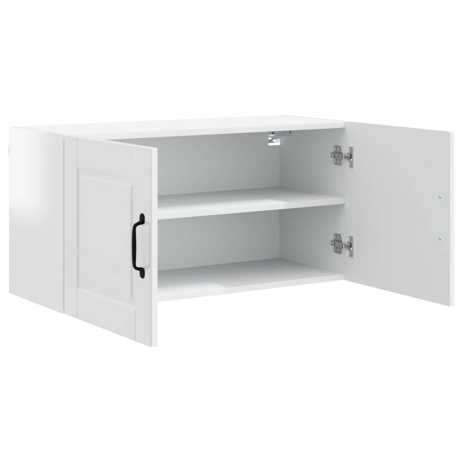 Wall Cabinet PORTO High Gloss White 80 x 31 x 40 cm