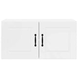 Kitchen Wall Cabinet with Door High Gloss White 80 x 31 x 40 cm - Rear View