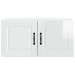 Wall Cabinet PORTO High Gloss White 80 x 31 x 40 cm