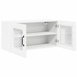 Kitchen Wall Cabinet with Door High Gloss White 80 x 31 x 40 cm - 45-Degree Angle