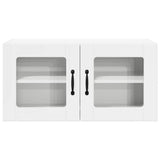 Kitchen Wall Cabinet with Door High Gloss White 80 x 31 x 40 cm - Rear View