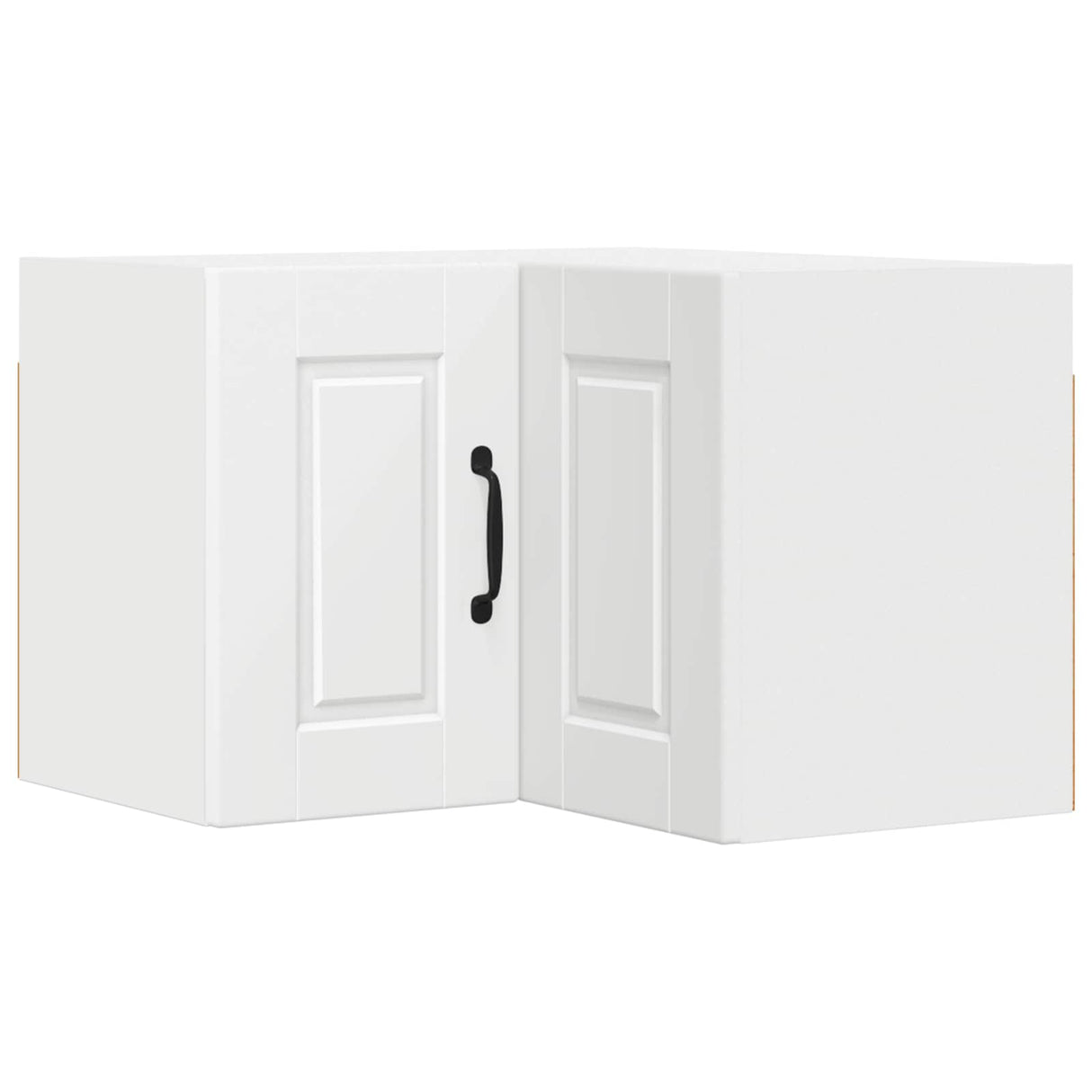 Wall Corner Cabinet PORTO White 57 x 57 x 40 cm Engineered Wood