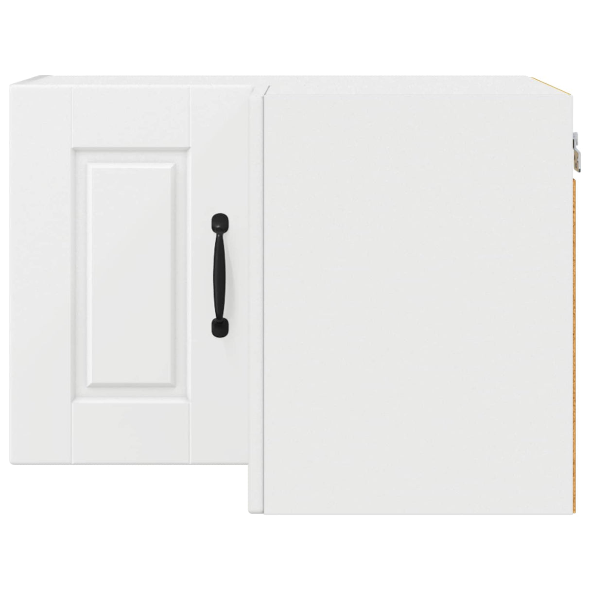 Wall Corner Cabinet PORTO White 57 x 57 x 40 cm Engineered Wood
