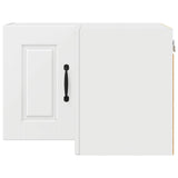 Wall Corner Cabinet PORTO White 57 x 57 x 40 cm Engineered Wood