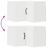 Kitchen Wall Cabinet White 57 x 57 x 40 cm Engineered Wood - Extra Image