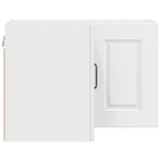 Wall Corner Cabinet PORTO White 57 x 57 x 40 cm Engineered Wood