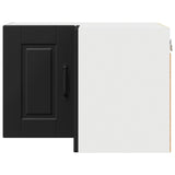Wall Corner Cabinet PORTO Black 57 x 57 x 40 cm Engineered Wood - 45-Degree Angle