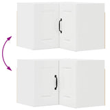 Kitchen Wall Cabinet with Door High Gloss White 57 x 57 x 40 cm - Extra Image