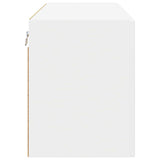 Wall Glass Cabinet PORTO White 60 x 31 x 40 cm Engineered Wood