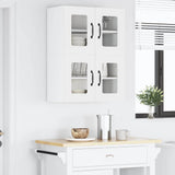 Kitchen Wall Cabinet with Shelf 2 pcs White 60 x 31 x 40 cm - Top-Down View
