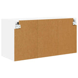 Wall Glass Cabinet PORTO 2 pcs White 60 x 31 x 40 cm - Extra Image