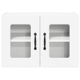 Wall Glass Cabinet PORTO 2 pcs White 60 x 31 x 40 cm