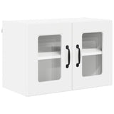 Kitchen Wall Cabinet with Door High Gloss White 60 x 31 x 40 cm - Front View