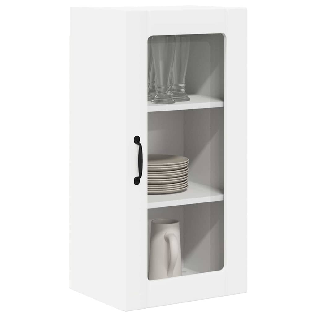 Kitchen Wall Cabinet with Shelf 2 pcs White 40 x 31 x 80 cm