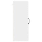 Wall Glass Cabinet PORTO 2 pcs White 40 x 31 x 80 cm - Low Angle