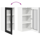 Kitchen Wall Cabinet Black 40 x 31 x 80 cm Engineered Wood - Extra Image