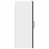 Wall Glass Cabinet PORTO 2 pcs Black 40 x 31 x 80 cm