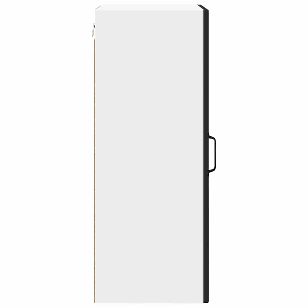 Kitchen Wall Cabinet with Shelf 2 pcs Black 40 x 31 x 80 cm