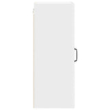 Wall Glass Cabinet PORTO High Gloss White 40 x 31 x 80 cm