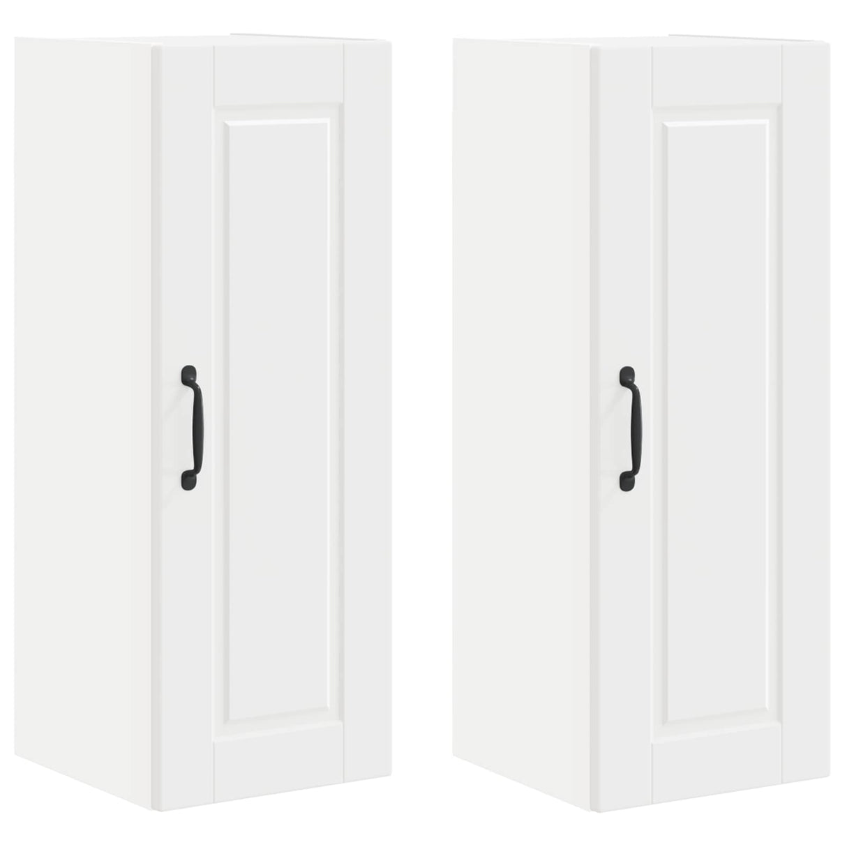 Wall Cabinet PORTO 2 pcs White 30 x 31 x 80 cm Engineered Wood