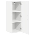 Wall Cabinet PORTO 2 pcs White Engineered Wood
