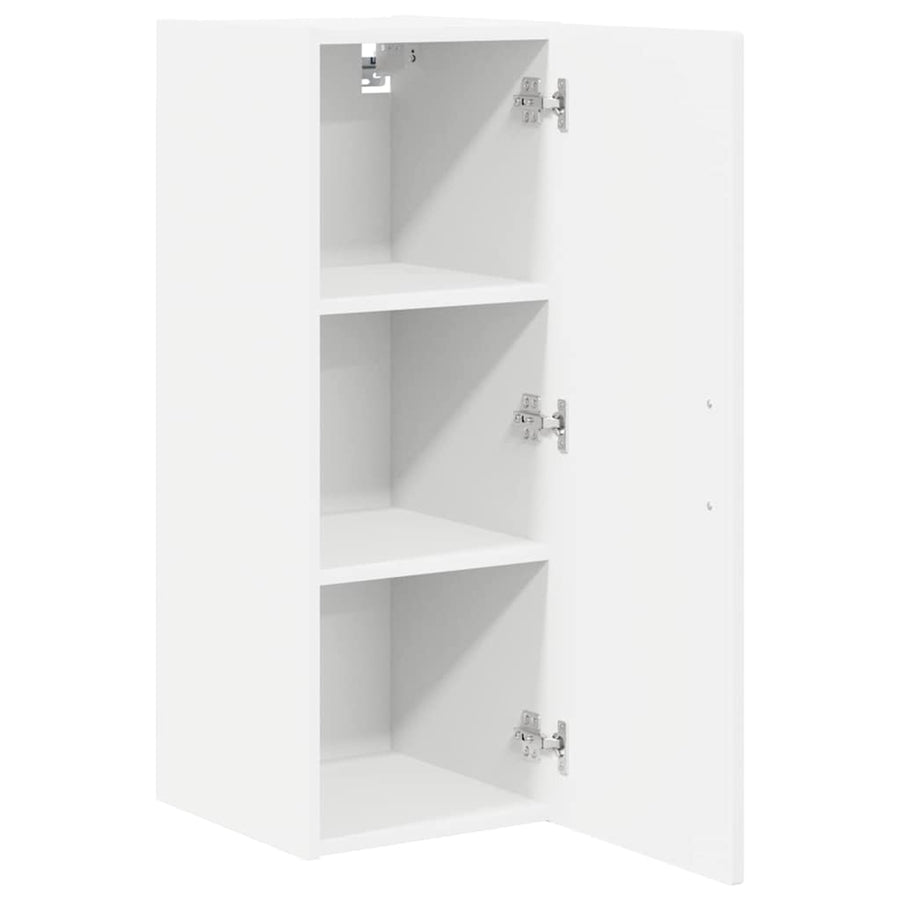 Wall Cabinet PORTO 2 pcs White Engineered Wood