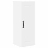 Kitchen Wall Cabinet with Shelf 2 pcs White 30 x 31 x 80 cm - Rear View