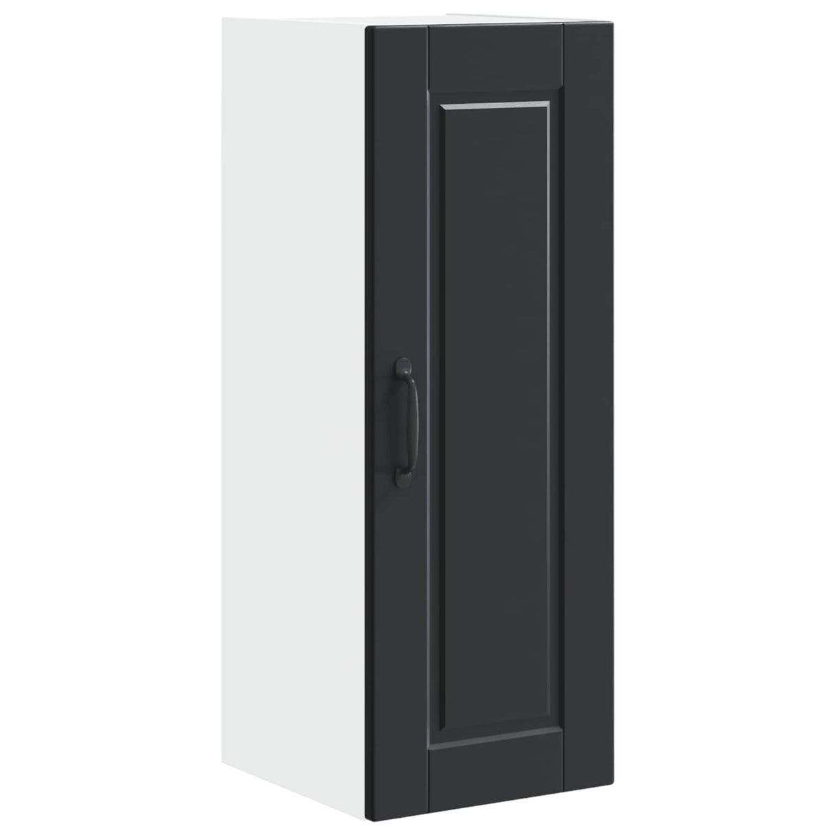 Wall Cabinet PORTO Black 30 x 31 x 80 cm Engineered Wood