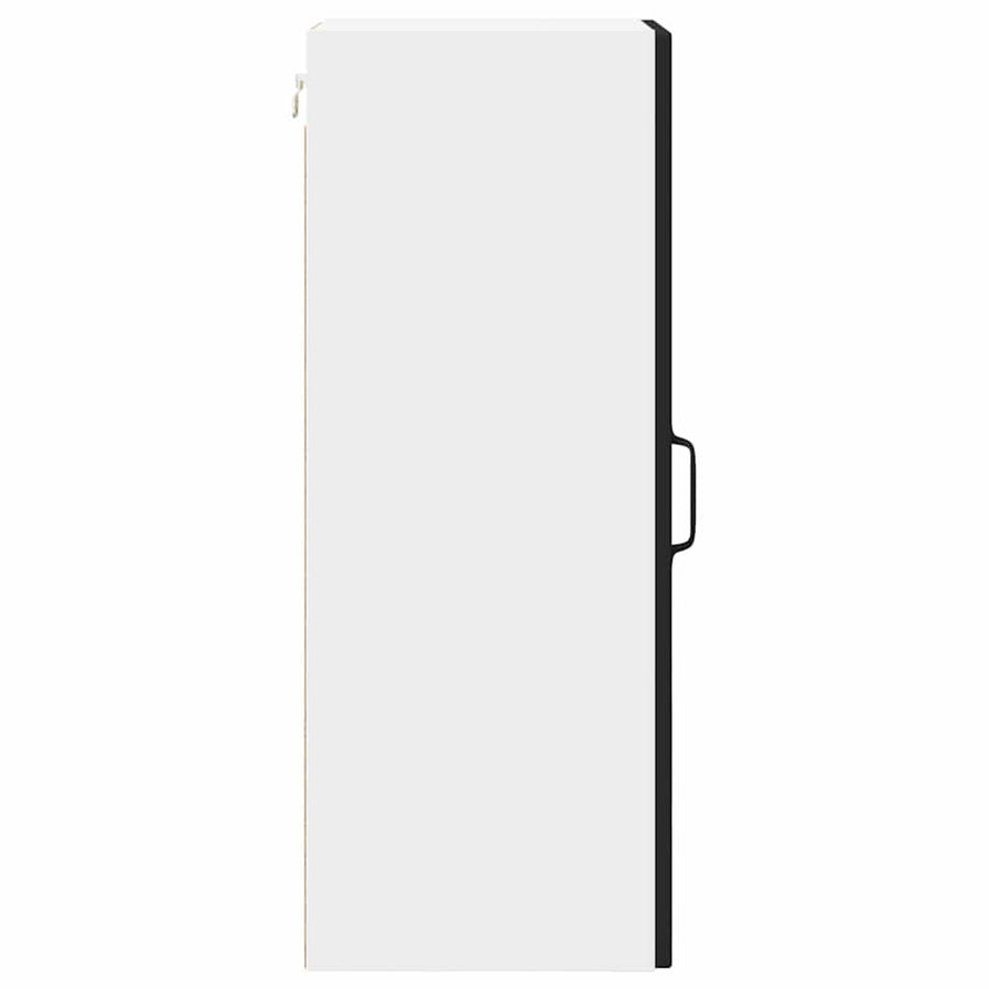 Wall Cabinet PORTO Black 30 x 31 x 80 cm Engineered Wood