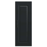 Wall Cabinet PORTO 2 pcs Black 30 x 31 x 80 cm Engineered Wood - Close-Up Angle