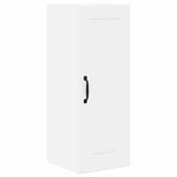 Kitchen Wall Cabinet with Door High Gloss White 30 x 31 x 80 cm - Front View