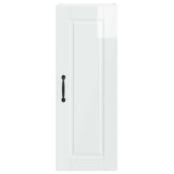Wall Cabinet PORTO 2 pcs High Gloss White 30 x 31 x 80 cm - Close-Up Angle