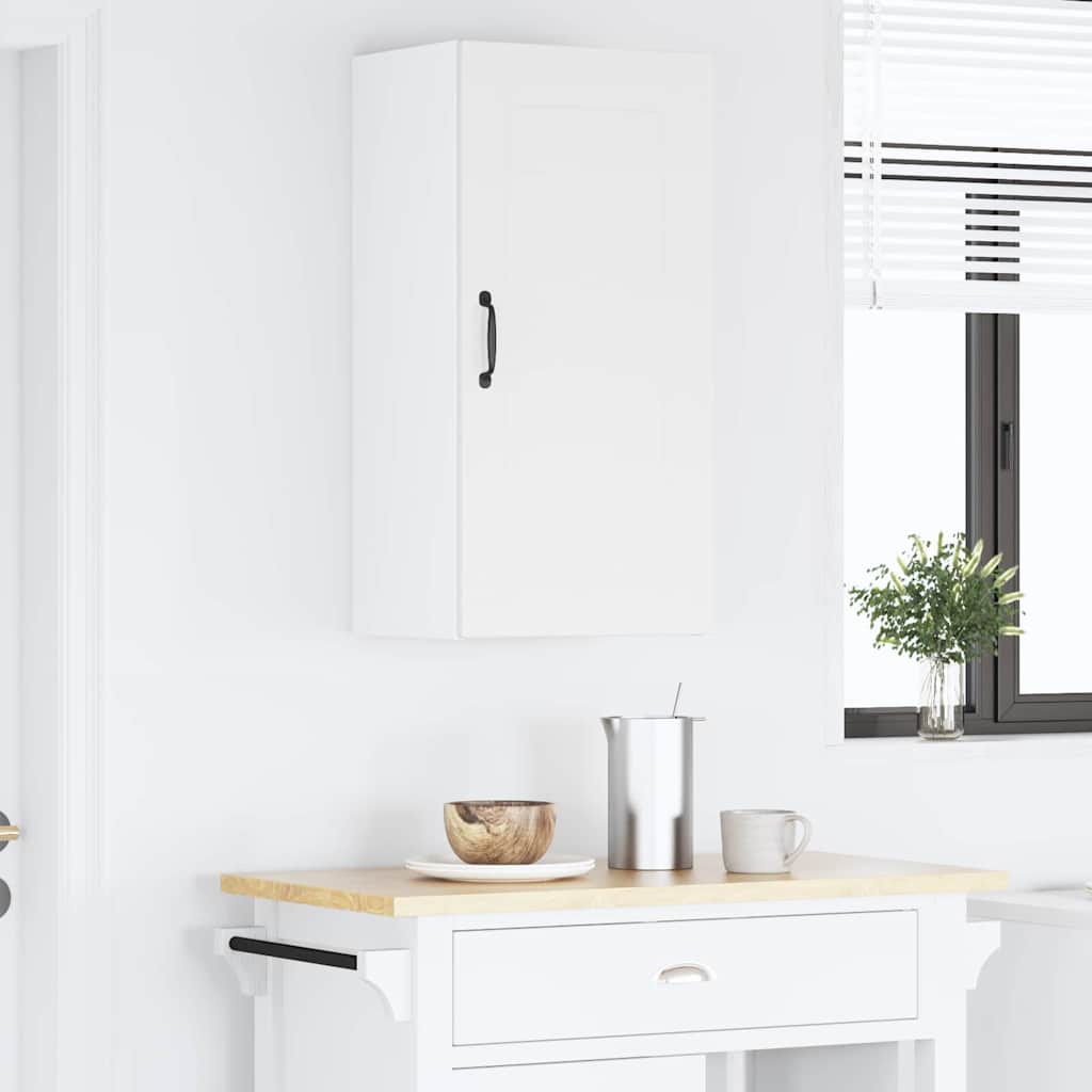 Kitchen Wall Cabinet White 40 x 31 x 80 cm Engineered Wood