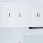 Wall Cabinet PORTO White 40 x 31 x 80 cm Engineered Wood