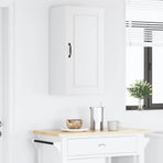 Wall Cabinet PORTO White 40 x 31 x 80 cm Engineered Wood