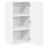 Kitchen Wall Cabinet White 40 x 31 x 80 cm Engineered Wood - 45-Degree Angle