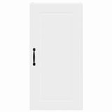 Kitchen Wall Cabinet White 40 x 31 x 80 cm Engineered Wood - Rear View