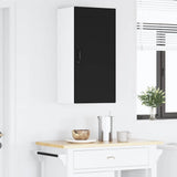 Kitchen Wall Cabinet Black 40 x 31 x 80 cm Engineered Wood - Top-Down View
