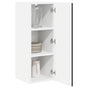 Wall Cabinet PORTO Black 40 x 31 x 80 cm Engineered Wood