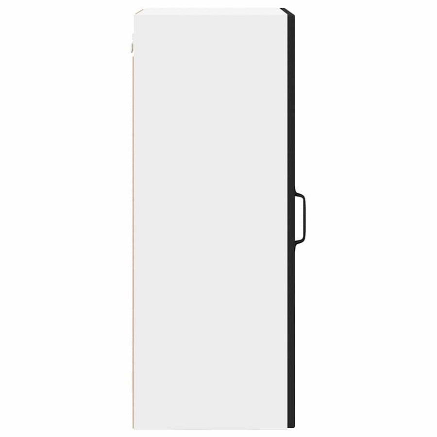 Wall Cabinet PORTO Black 40 x 31 x 80 cm Engineered Wood