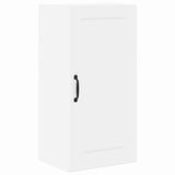 Kitchen Wall Cabinet with Door High Gloss White 40 x 31 x 80 cm - Front View