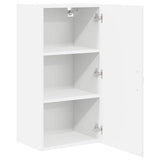 Kitchen Wall Cabinet with Door High Gloss White 40 x 31 x 80 cm - 45-Degree Angle