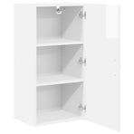 Wall Cabinet PORTO High Gloss White 40 x 31 x 80 cm