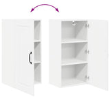 Kitchen Wall Cabinet with Door High Gloss White 40 x 31 x 80 cm - Extra Image